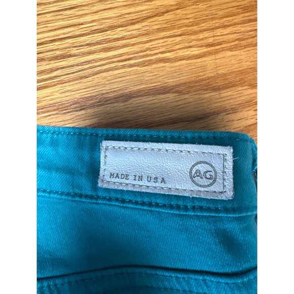 Adriano Goldschmied The Legging Ankle Super Skinny Jeans Turquoise Womens Sz 27 - Picture 6 of 10
